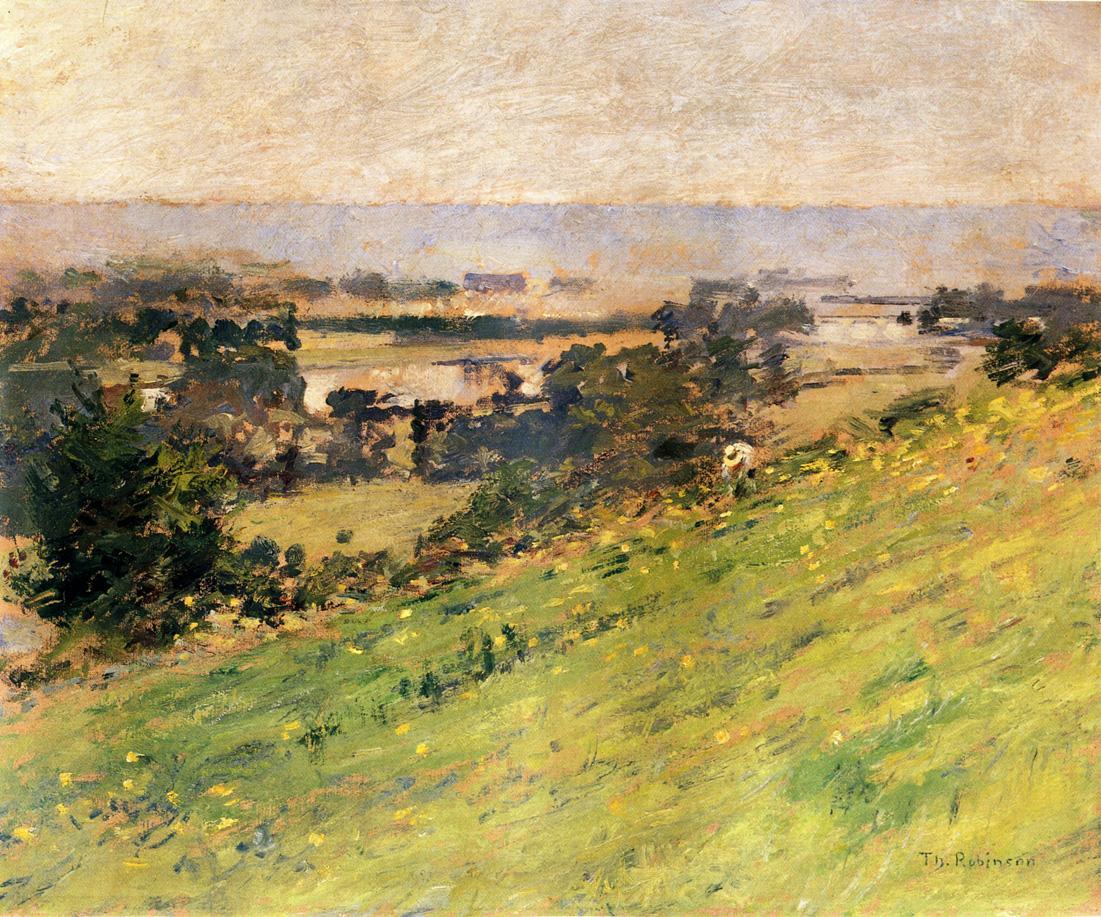 Theodore Robinson View of the Seine